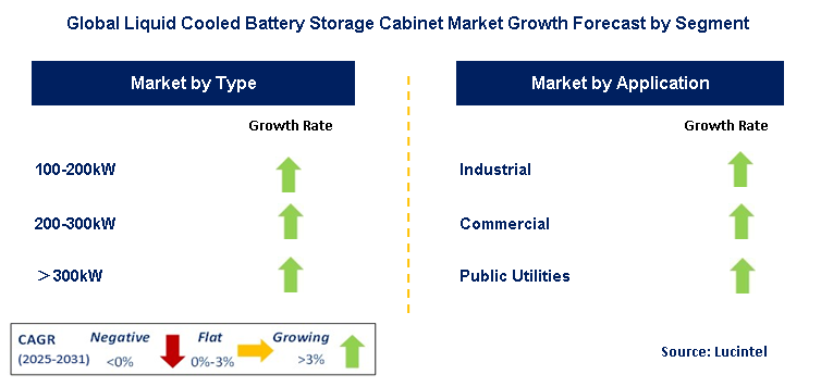 Liquid Cooled Battery Storage Cabinet Market by Segment
